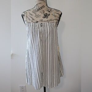 Saltwater Luxe NWT Women's BabeTown Romper Boho Adjustable Straps Gray Small